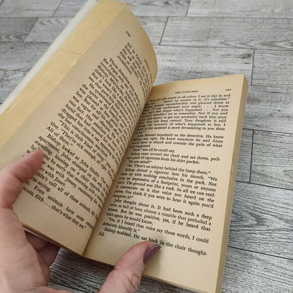 THE JUDAS SEED Anthony Gentile 1982 First Printing Dell Paperback Horror Scary - Picture 4 of 12